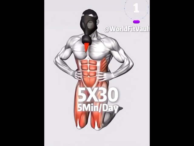 5x30 5 Min/Day is now my daily workout routine #trending #5x30 #fitness #workout #shortsfeed