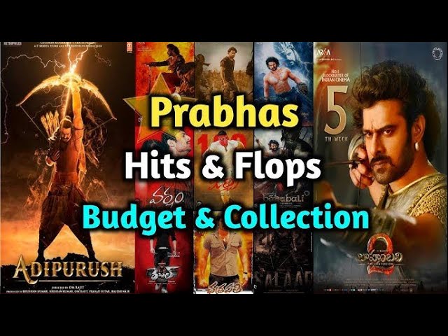 PRABHAS movie update || hits and flops || project k updated #hitsandflops #movies #tollywood