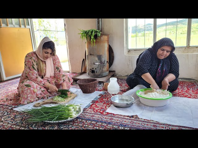 Village Life in Mountainous Iran: Cooking traditional Iranian dishes Dolme and Kalaneh