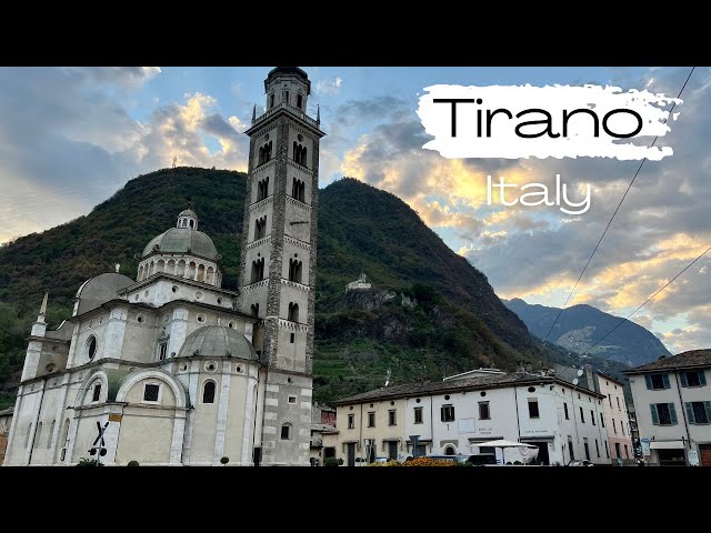 Tirano, Italy in 4K