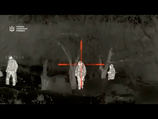 Ukrainian Snipers with Thermal Scope Take Down Russian Troops