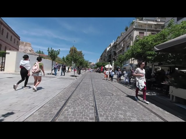 walking around the plaka athens greece thetrek 3d vr180 vr 180 3 31 st