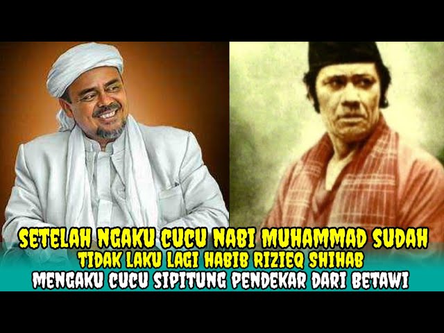 SETELAH TIDAK LAKU NGAKU CUCU NABI‼️ RIZIEQ SIHAB NGAKU CUCU SIPITUNG PUBLIK BERTANYA TANYA❗