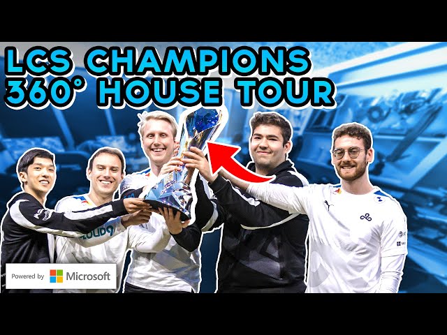 This Is Where Champions Are Made | 360° Cloud9 LCS House Tour