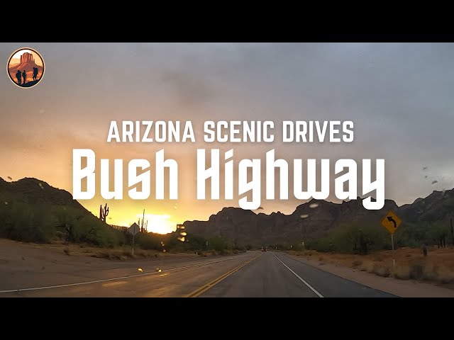 Arizona Scenic Drives: Bush Highway - Mesa to Saguaro Lake