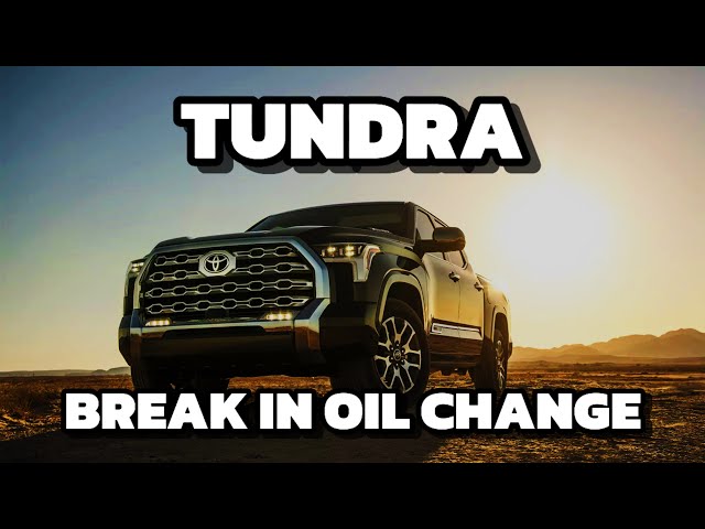 2024 Toyota Tundra First Oil Change & Inspecting Oil Filter 1900 Mile Break In (Step By Step How To)