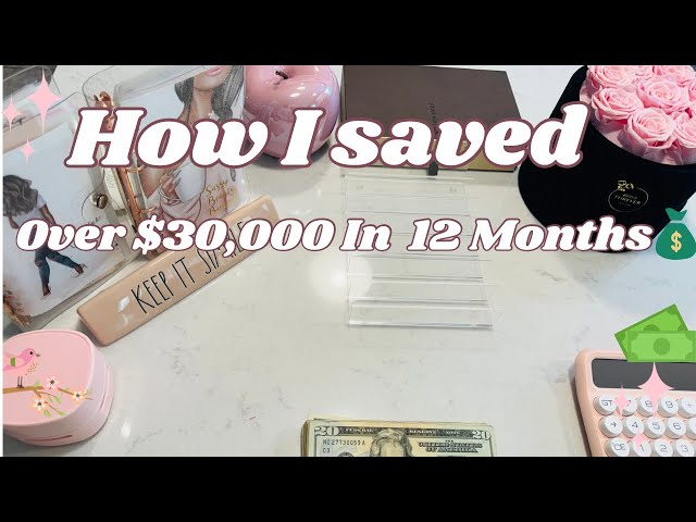 HOW I SAVED OVER $30,000 in 12 Months Using Saving Challenges 💸|#budgeting #save #money#cashstuffing