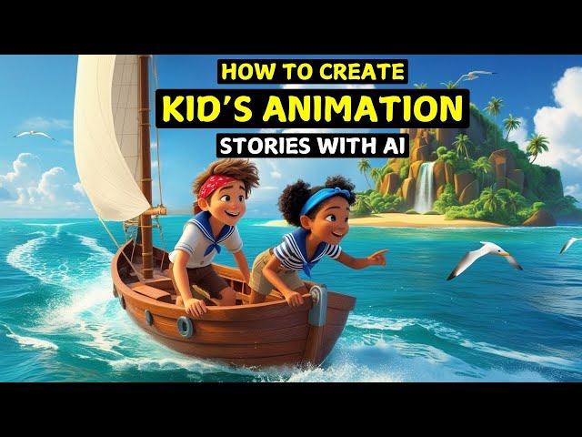 How to Create Animated Kids' Story Videos with AI for FREE!  Step by Step Tutorial