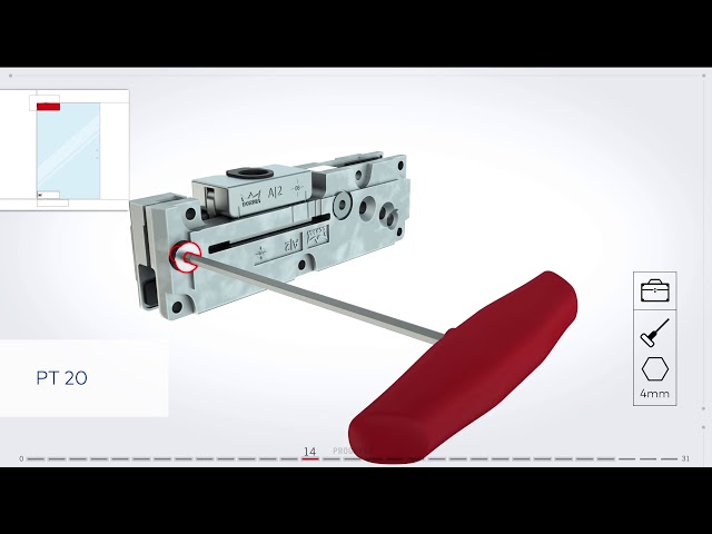 MUNDUS – Patch Fittings for Tempered Glass Assemblies Installation Animation