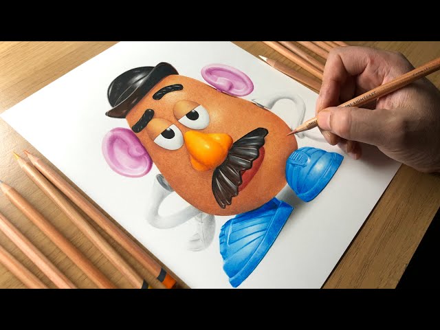 Drawing Mr Potato Head - Time-lapse | Artology