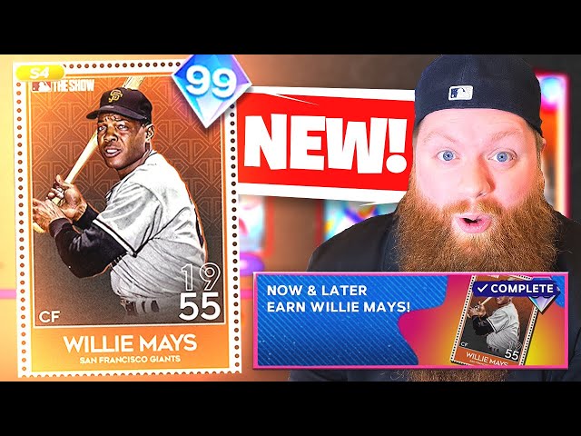 NEW NOW AND LATER PROGRAM NEW WILLIE MAYS!