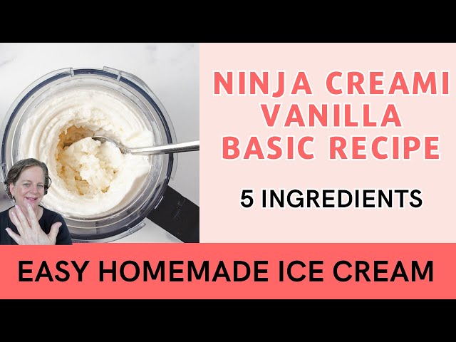 Easy And Delicious Ninja Creami Vanilla Ice Cream Recipe For Adding Your Favorite Mix-ins!