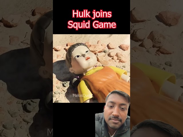 Hulk भी squid game में😆 like , share and subscribe to my channel #tomnook #squidward #avengers