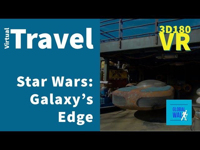 [3D180 VR] Star Wars Sights and Sounds at Galaxy's Edge in Disney's Hollywood Studios - Orlando, FL