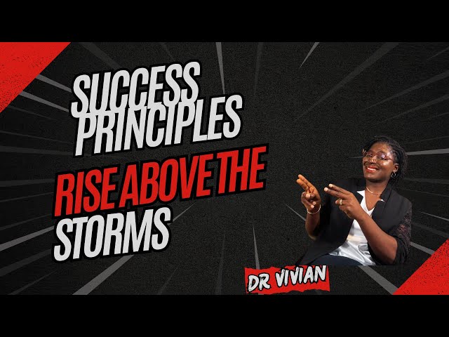 Success principles from an Eagle 2025: Embrace the Storm- Rise above Your Challenges. #success