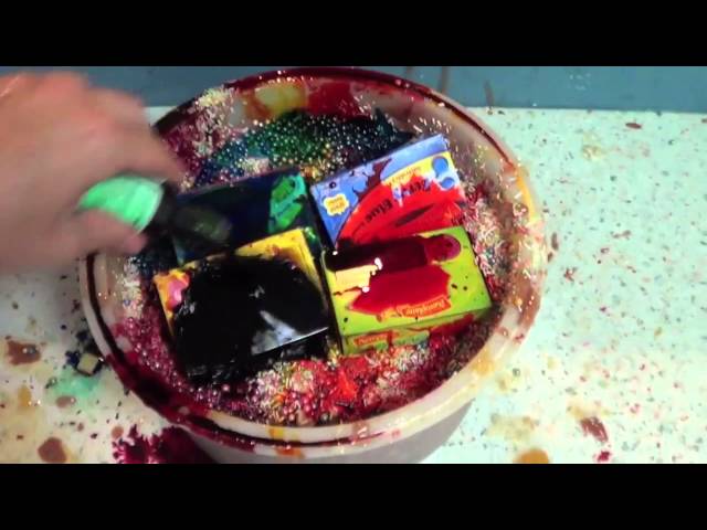 How To Make a Rainbow Cake injected