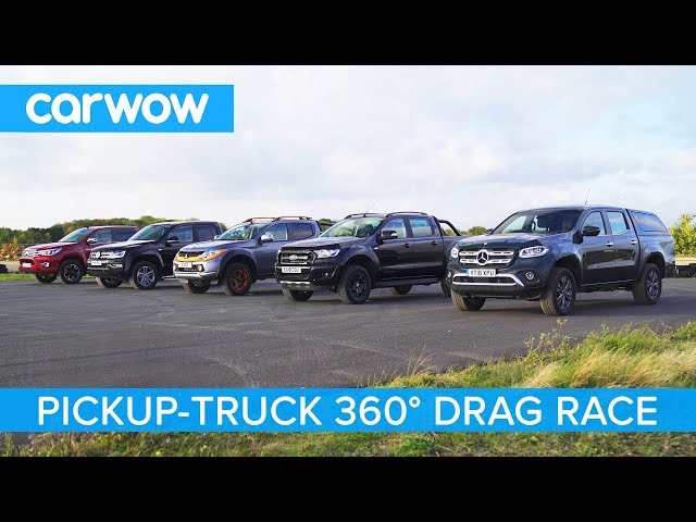 X-Class vs Amarok vs Hilux vs Ranger vs L200  - 360° DRAG & ROLLING RACE