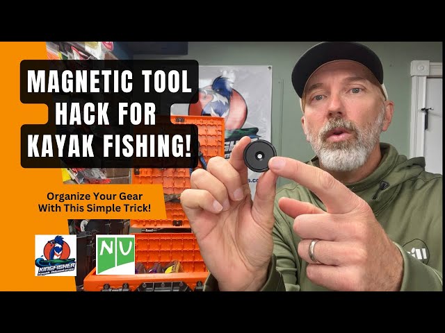 🔧 Kayak Fishing Hack: Magnetic Tool Organization Made Easy! 🎣