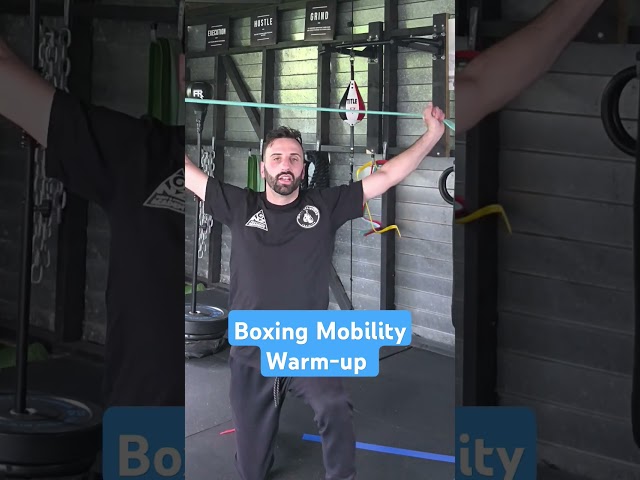 🥊Banded Chest Openers Mobility For Stronger Punches #boxing #boxingtraining #martialarts #fitness