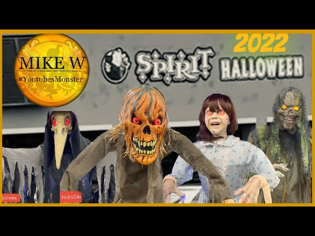 Spirit Halloween 2022 Animatronics Store Tour & Walkthrough (2nd store) : 4K