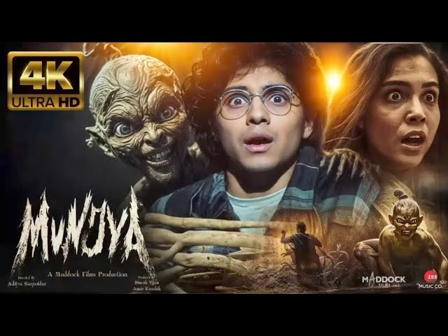 Munjya Full Movie Hindi 2024 | Abhay Verma | Bhagyashree Limaye | Sharvari Wagh | Review | Details