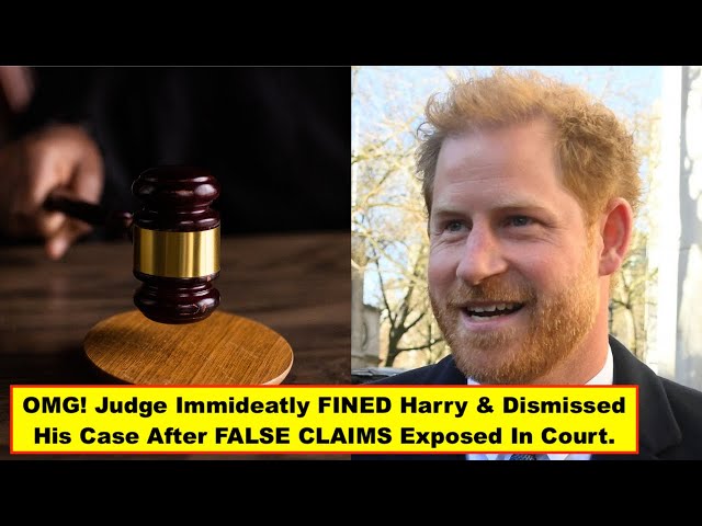 TROUBLE IN US! Judge Immideatly FINED Harry & Dismissed His Case After FALSE CLAIMS Exposed In Court