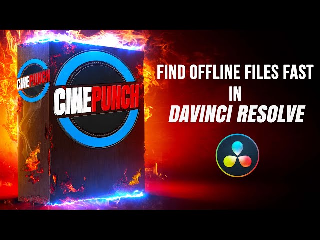 Find Offline Files Fast in Davinci Resolve