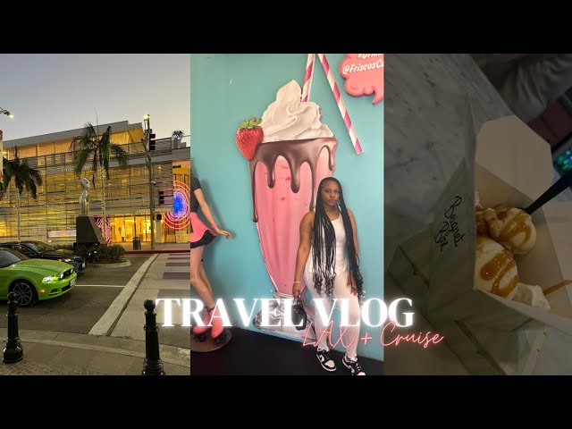 TRAVEL VLOG.. FAMILY TRIP TO LAX + CRUISE