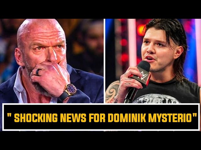 " TRIPLE H BREAKS DOWN AFTER DOMINIK MYSTERIO'S HEARTBREAKING NEWS"