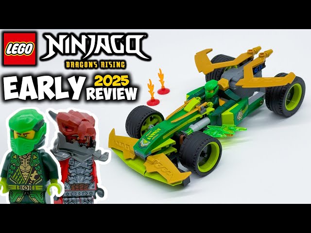 Lloyd's Pull-Back Race Car EARLY 2025 Review! Ninjago Dragons Rising Set 71828