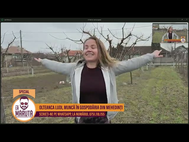 Olteanca Ludi, muncă în gospodăria din Mehedinți