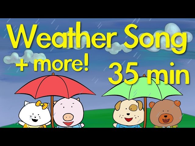 Weather Song, Summer Song + more! | Kids Song Compilation | The Singing Walrus