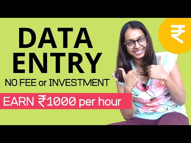 PART-TIME DATA ENTRY JOBS FROM HOME WITHOUT INVESTMENT IN INDIA 2020