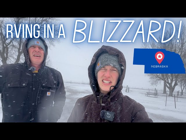 Trapped In A Blizzard & I-80 CLOSED! (Grand Island, Nebraska)