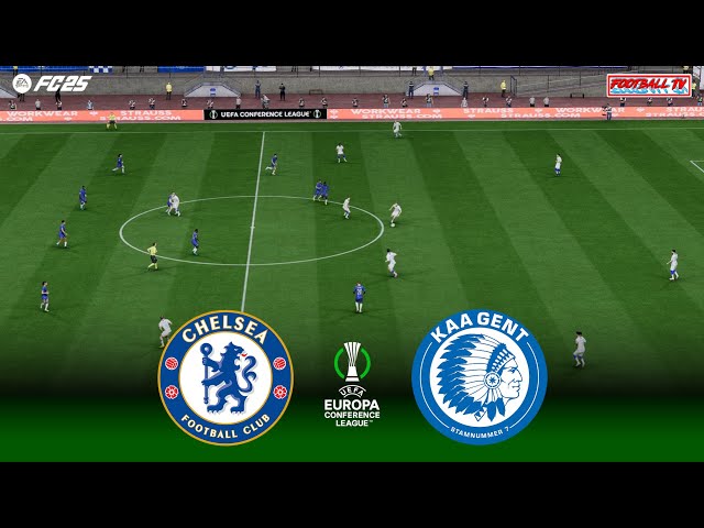 Chelsea vs Gent - UEFA Conference League 24/25 | Full Match All Goals | FC 25 Gameplay PC