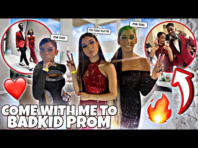 PREP/ COME WITH ME TO BADKID PROM❤️‍🔥❤️‍🔥( I HAD TOO MUCH FUN)