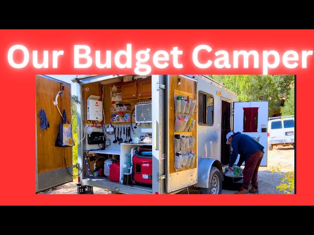 Retired couple turns work trailer into AMAZING camper