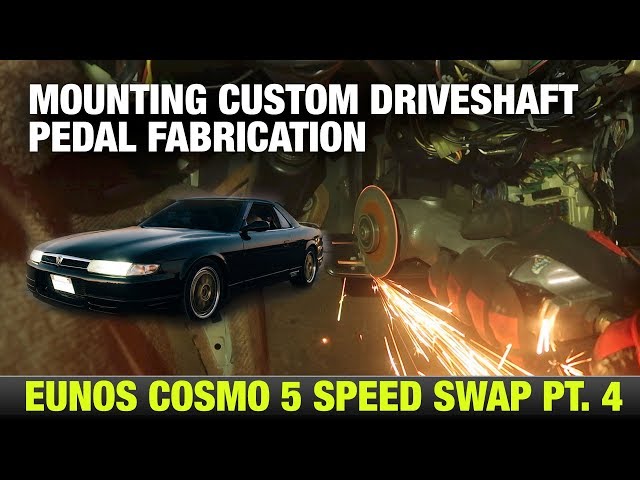 The Eunos Cosmo Gets A New Driveshaft and Pedals