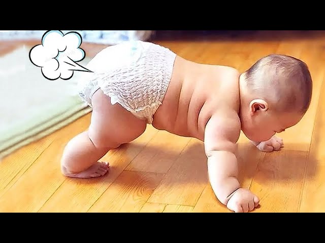 Lovely Moments When Babies Farts - Funny Baby Videos