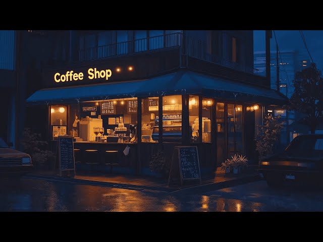 1980s & 90s Lofi Hip Hop Beats 🎵 Cozy Coffee Shop & Nostalgic Late Night Coffee ☕ Lofi Rain Playlist