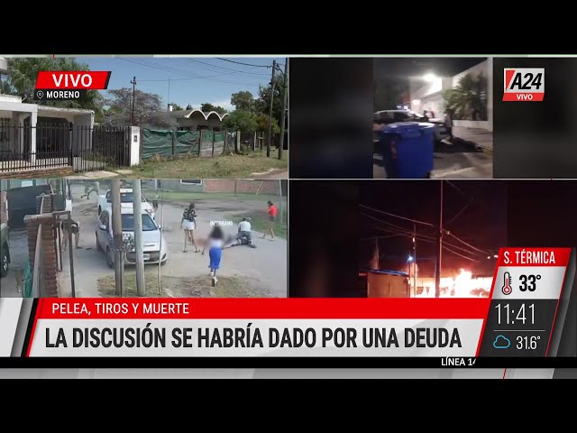 🔴 PELEA, TIROS Y MUERTE EN MORENO: LA DISCUSIÓN SE HABRÍA DADO POR UNA DEUDA