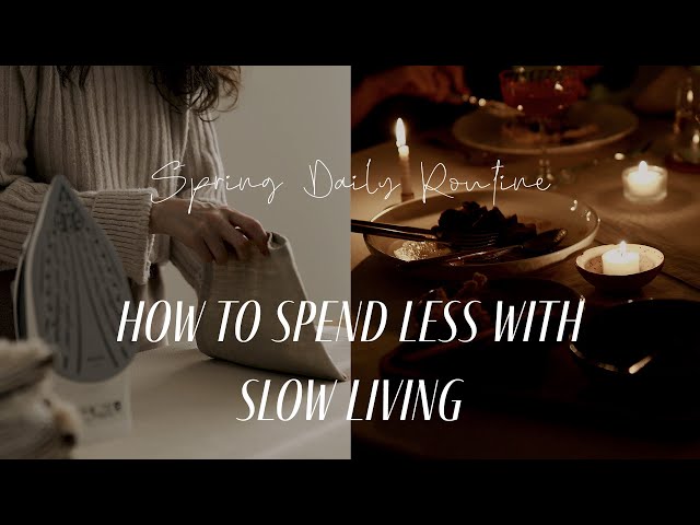 How To Spend Less With Slow Living Lifestyle | Productive Daily Routine | Aesthetic Silent Vlog