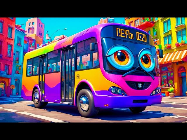 The Wheels on the Bus | Nursery Rhymes | Kids Songs | Fun and Learning