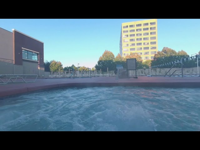 HotTub Fall Morning 2 Denver Colorado Hot Tub VR180 VR 180 3D hl 25 sh+20 sa+20 injected