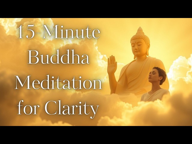 15 minute morning meditation for clarity and confidence with Buddha