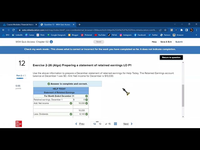 Accounting 201 Chapter 2 Tutorial