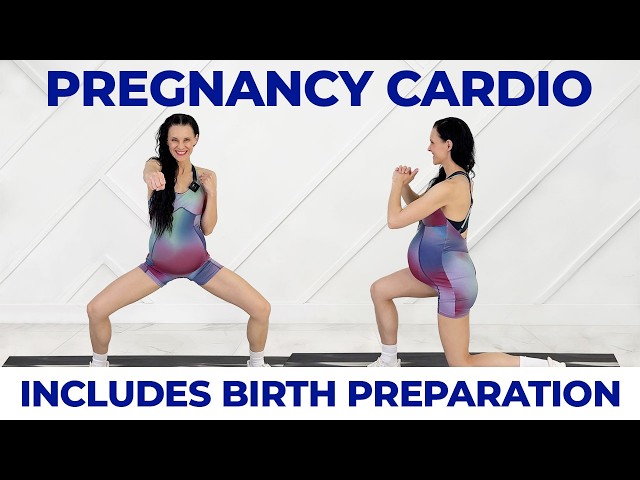 Pregnancy Cardio (20-Min) + Birth Prep Exercises (10-Min)