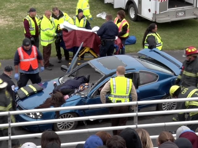 Mock Car Crash Warns Students To Celebrate Prom Responsibly