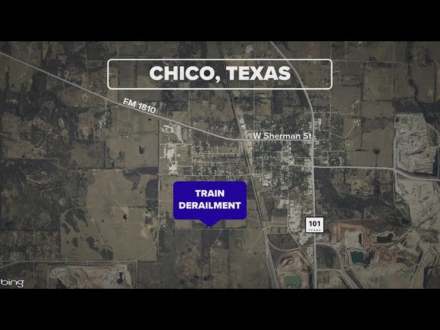 Police: Two injured after train collides with parked train in Chico, Texas