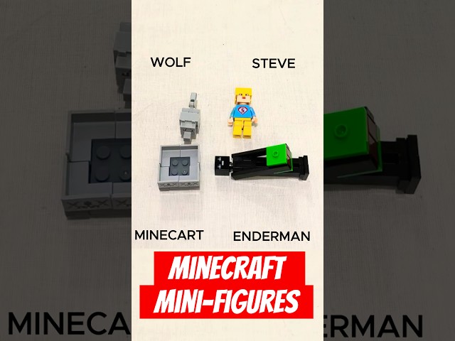 MAKING Awesome MINECRAFT MINI-FIGURES l Minecraft Minifigures